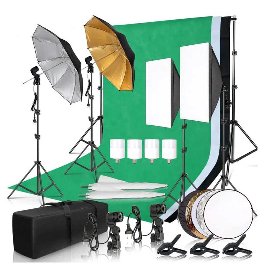 Photography Lighting Set - 사진 촬영 스튜디오 소프트박스 조명 키트