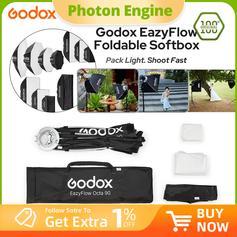 Photography Lighting Meter - Godox EazyFlow 시리즈 접이식 소프트박스, 보웬스