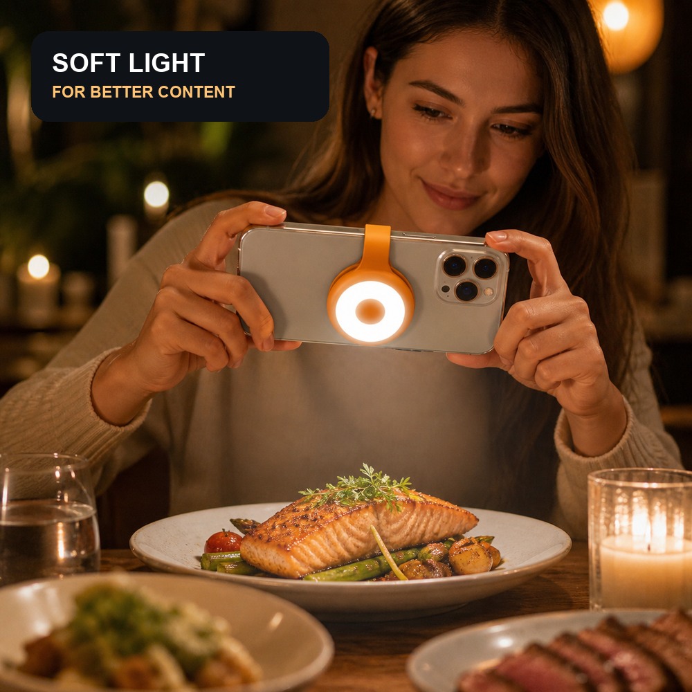 휴대용 LED 셀카 조명 마그네틱 클립 5가지 조명 설 - Photography Lighting Set 리뷰 및 가격