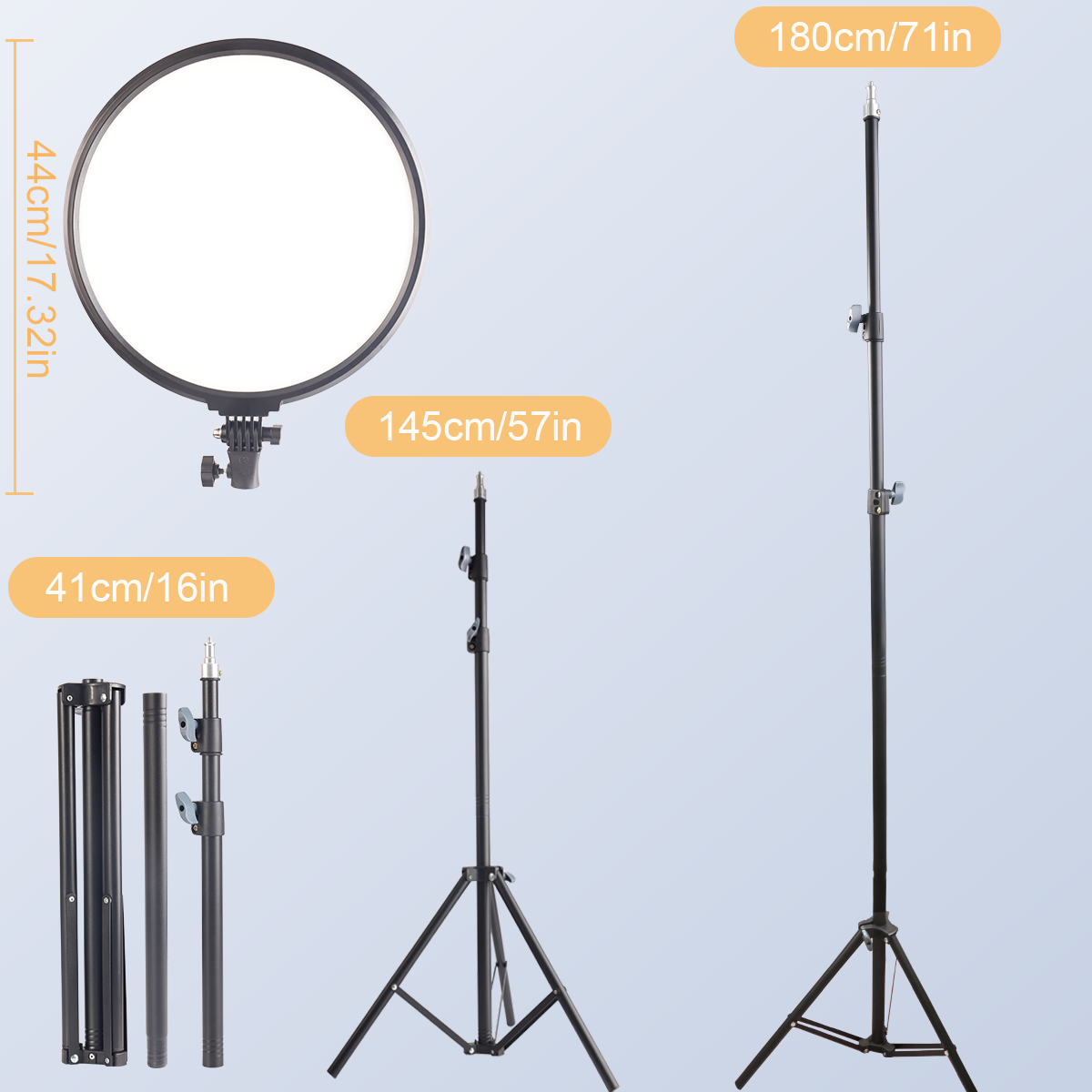 14인치 무영 풀스크린 라이브 스트리밍용 보조 조명,  - Photography Lighting Professional 리뷰 및 가격