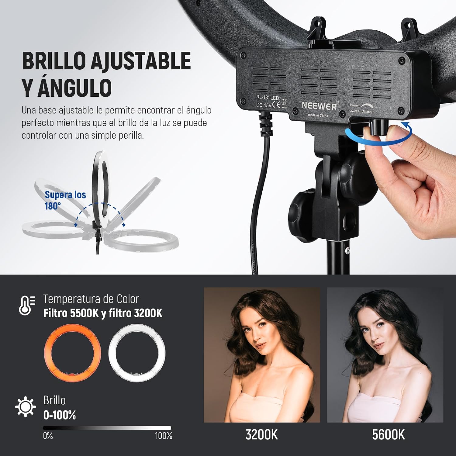 NEEWER 18인치 55W 링 라이트 키트(스탠드 및 - Photography Lighting Kit Neewer 리뷰 및 가격