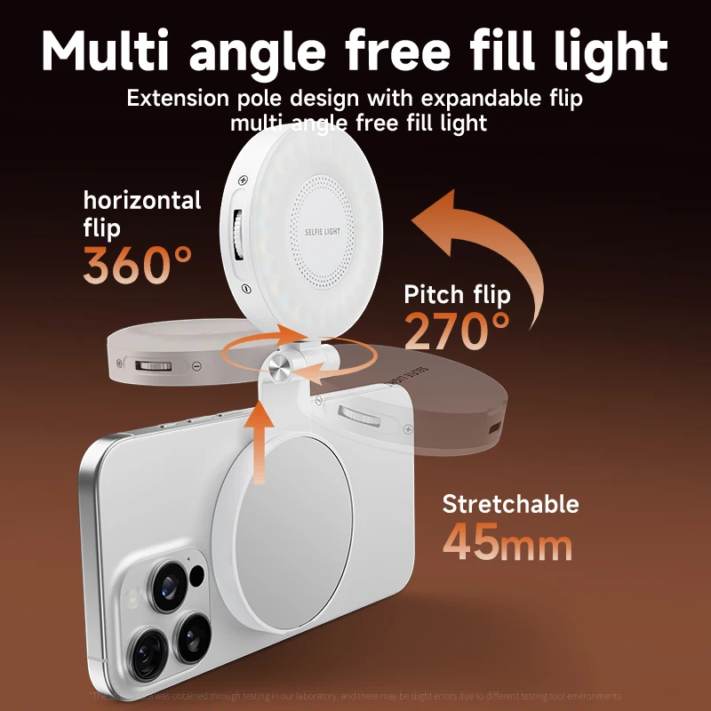 Magsafe 전화용 LED Selfie 필 라이트 조 - Photography Lighting Professional 리뷰 및 가격