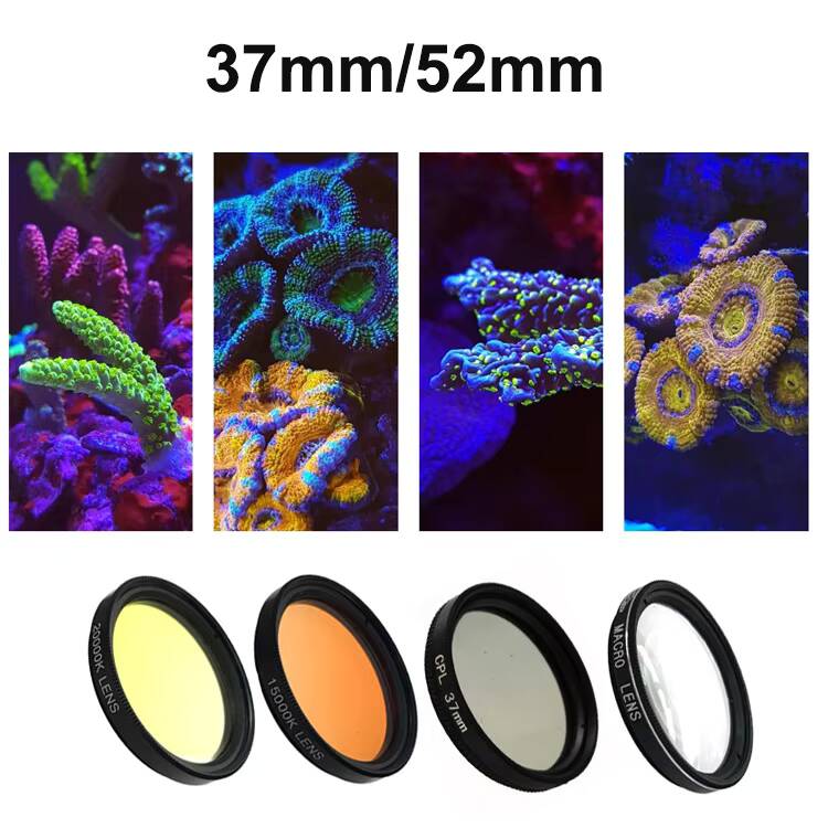 37mm 52mm 6 In1/4in1/블루라이트용, 물 - Photography Lighting Set 리뷰 및 가격