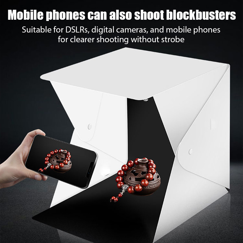 라이트박스 미니 포토 스튜디오 박스 23*22*24cm - Photography Lighting Kit 리뷰 및 가격