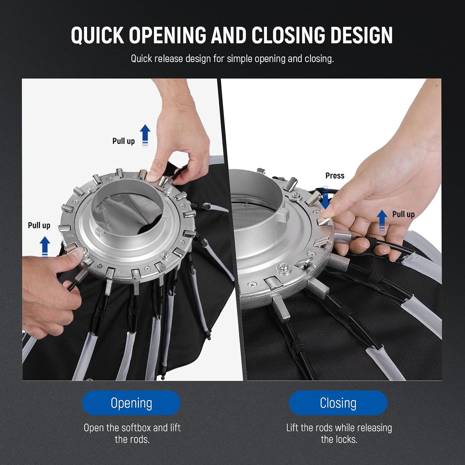 보웬스 마운트가 있는 파라볼릭 소프트박스, 스튜디오 사 - Photography Lighting Kit 리뷰 및 가격