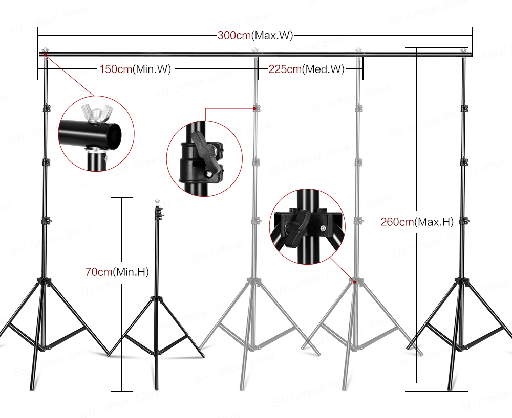 사진 촬영 스튜디오 소프트박스 조명 키트 (2.6x3M - Photography Lighting Set 리뷰 및 가격