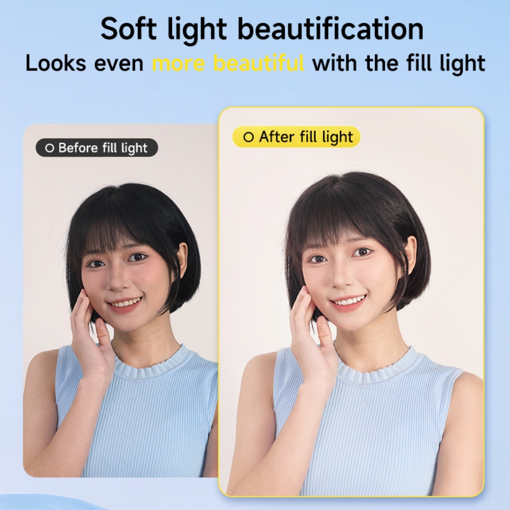 D7 휴대용 마카롱 컬러 휴대폰 조명 사진 및 비디오  - Photography Lighting Professional 리뷰 및 가격