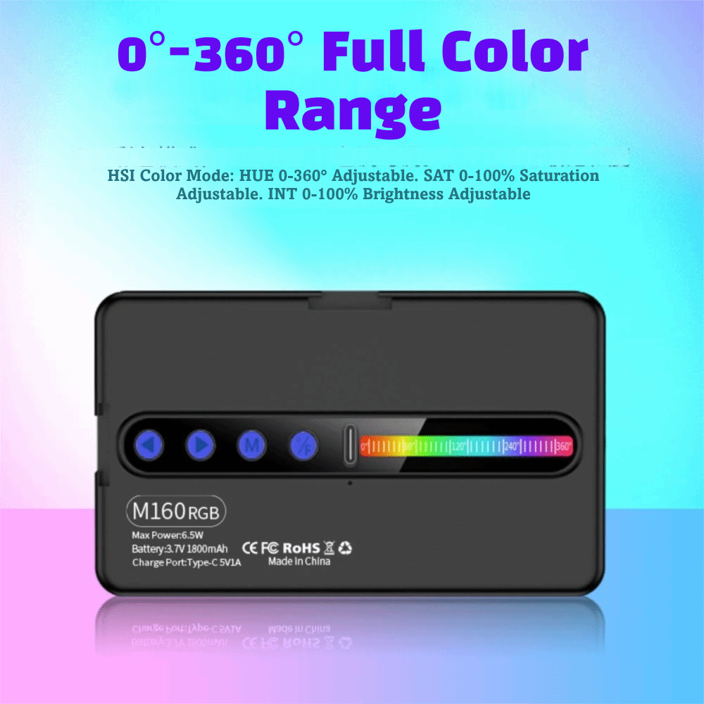 밝기 조절이 가능한 RGB LED 비디오 조명, 풀 컬 - Photography Lighting Kit 리뷰 및 가격